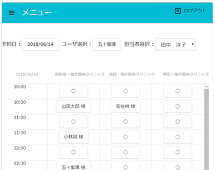 予約・記録システム ResKa
